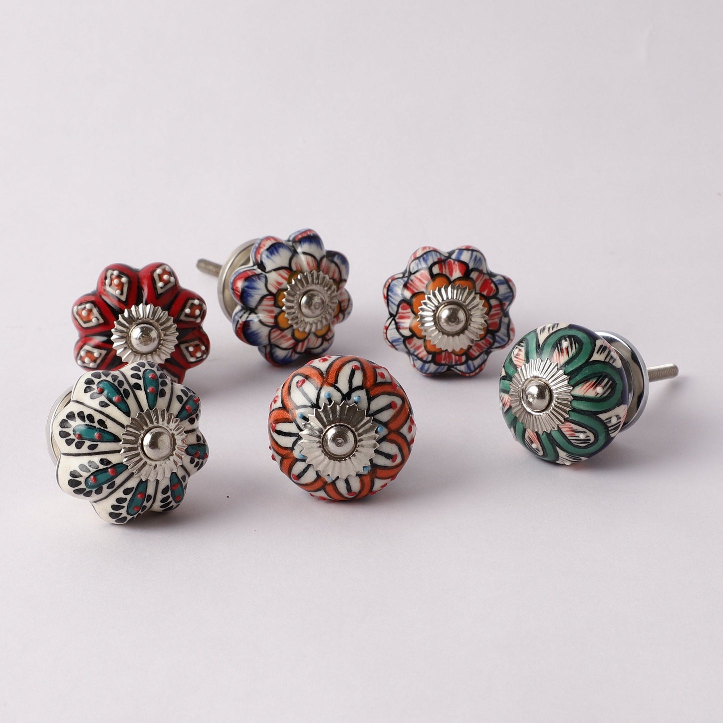 Classic Festive Style Ceramic Pull Knobs (C9)