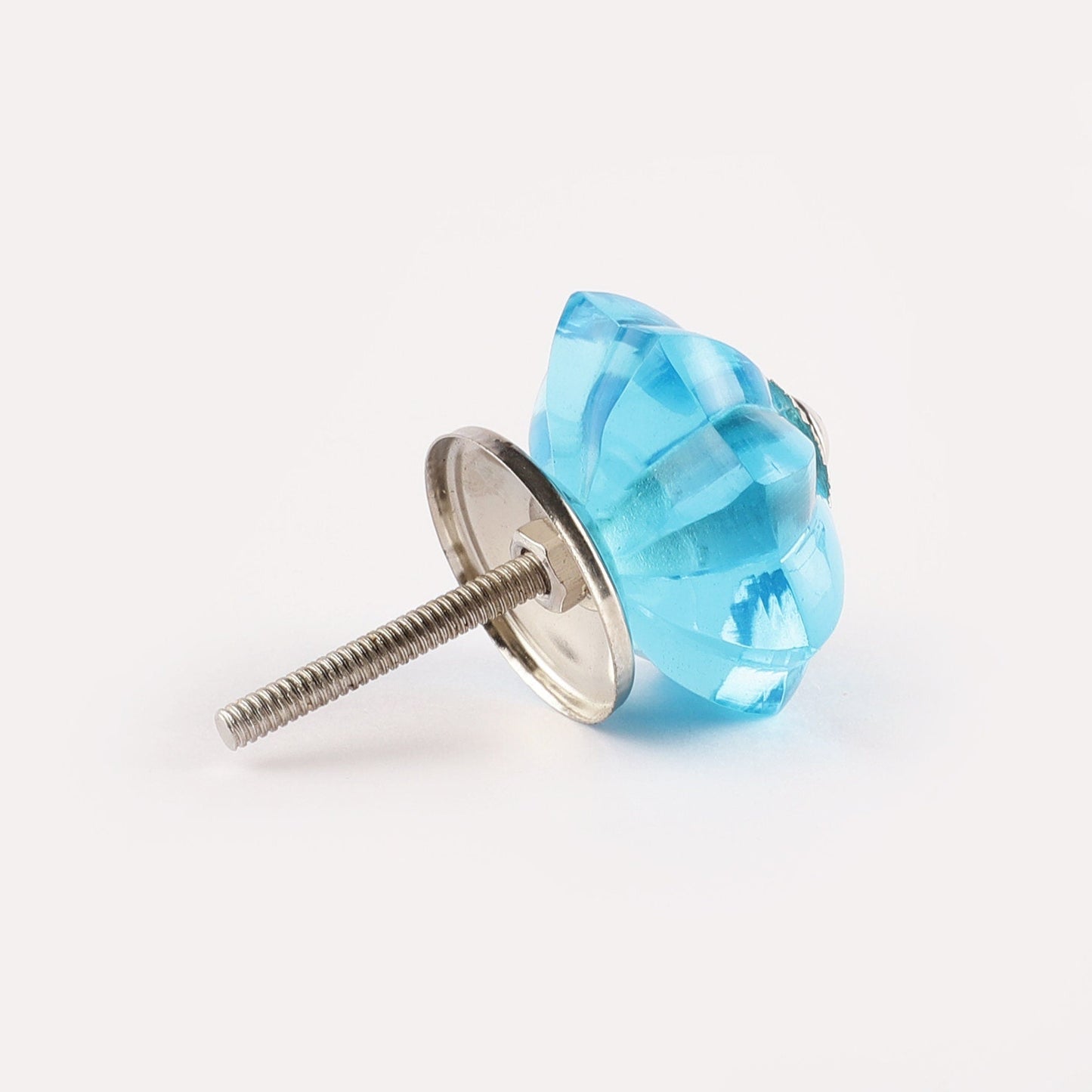 Blue Glass Pull Knobs (G6)